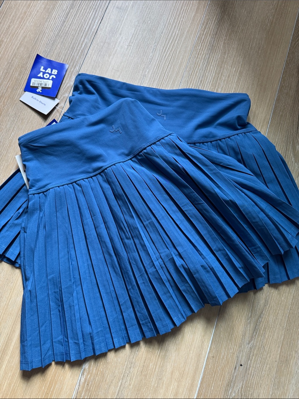 JoyLab Navy Pleated Mini Skirt